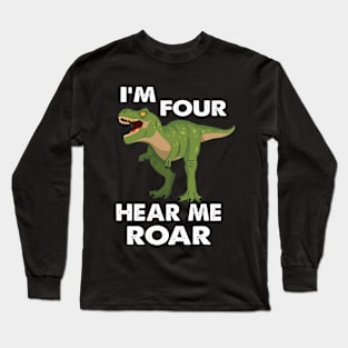 Four Birthday Long Sleeve T-Shirt